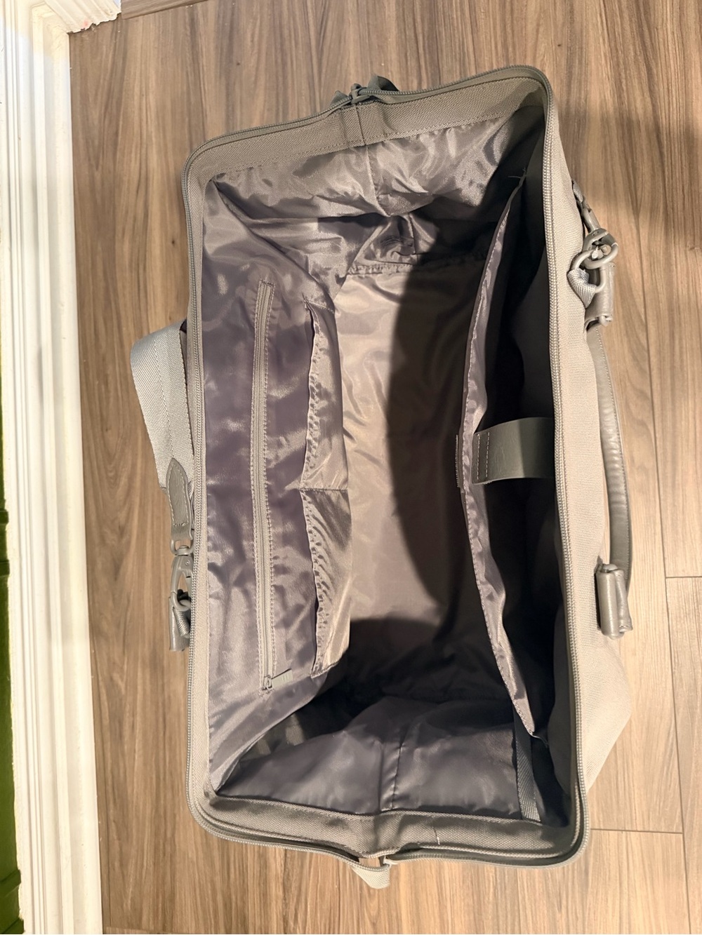 BEIS Light Gray Weekender with Shoulder Strap - Picture 4 of 8